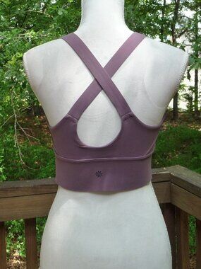 Athleta Sports Bra Size Medium Purple